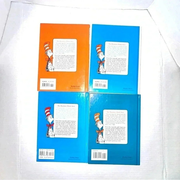 Lot Of 4 Dr SeussI Beginners Books I Can Read All By Myself Green Eggs And Ham - Picture 2 of 8